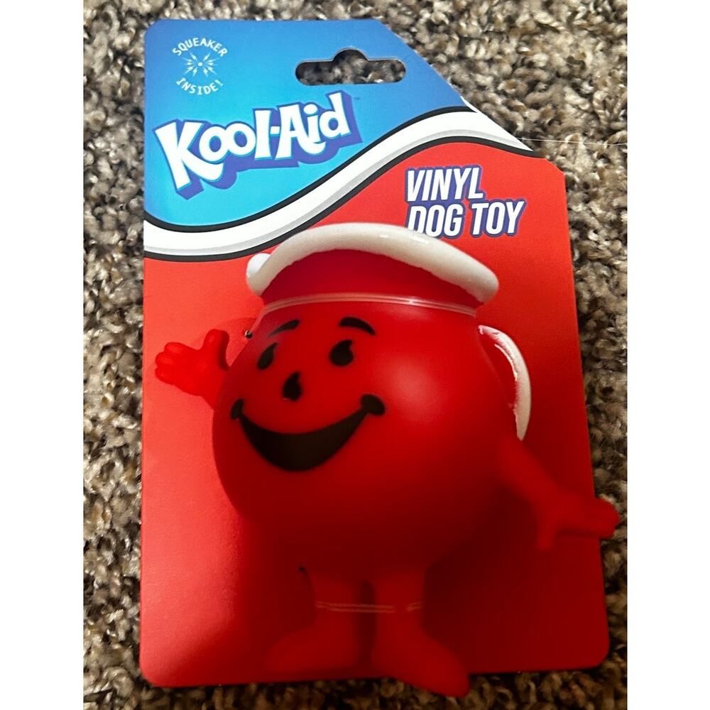 Kool-Aid Vinyl Dog Toy (NWT)